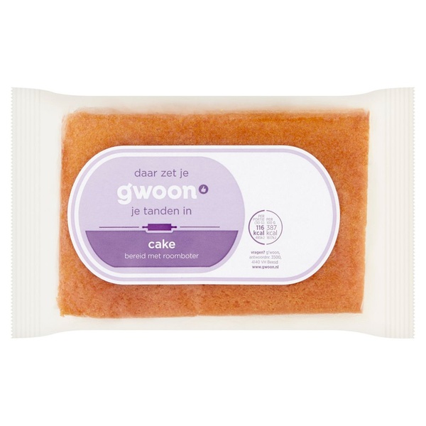 G'WOON roomboter cake 450 GR
