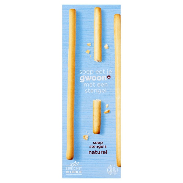 G'WOON soepstengels naturel 125 GR