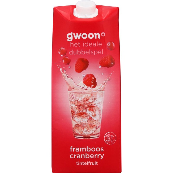 G'WOON tintelfruit framboos cranb 1.5 LT