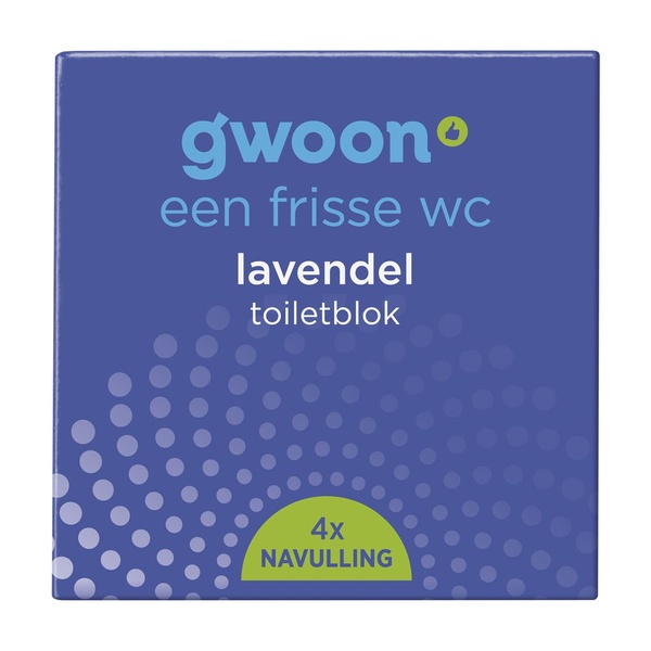 G'WOON toiletblok     lavendel navul 4 ST