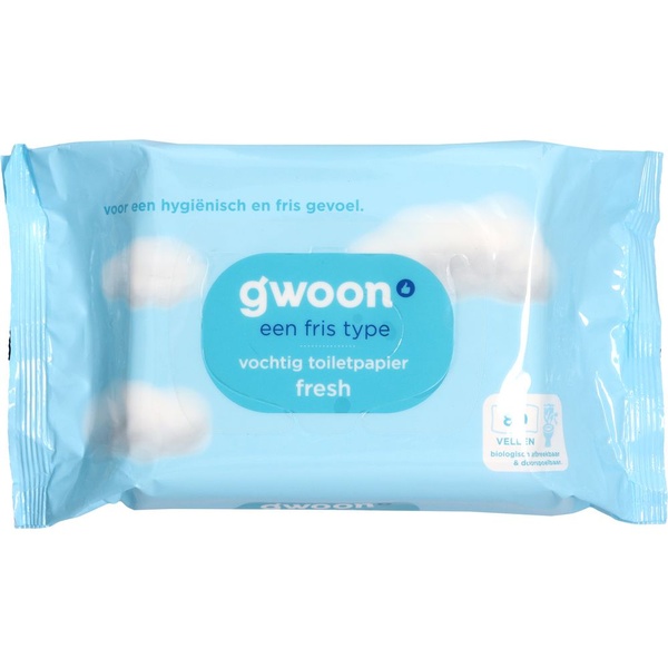 G'WOON vochtig toilet papier 133 GR
