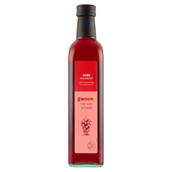 G'WOON rode wijnazijn 500 ML