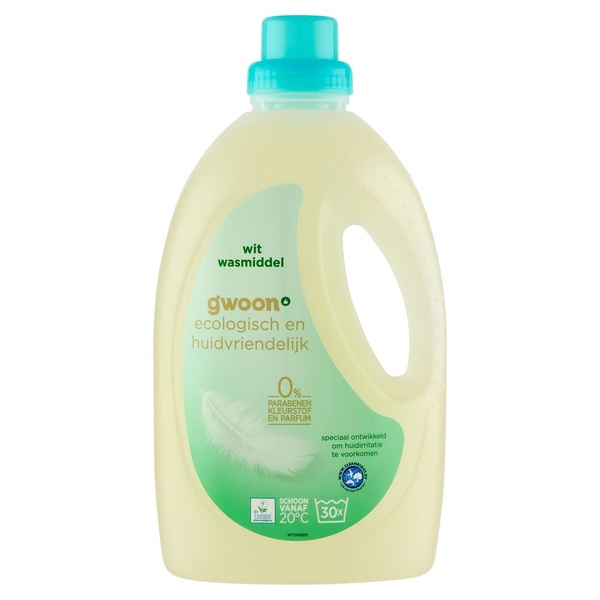 G'WOON eco wasmiddel wit 1.35 LT