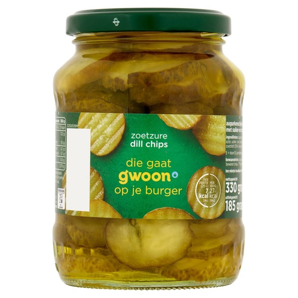G'WOON dill chips zoetzuur 330 GR