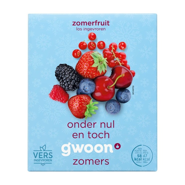 G'WOON zomerfruit 250 GR
