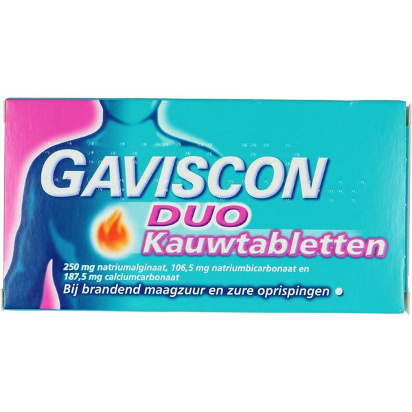 GAVISCON av duo kauw     tabletten 24 ST