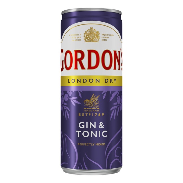 GORDON gin tonic 250 ML