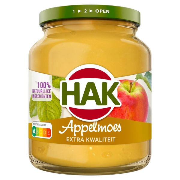 HAK appelmoes. 355 GR