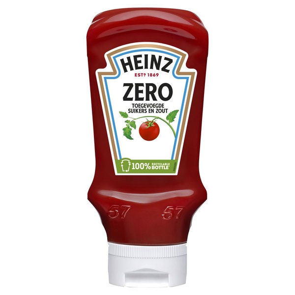 HEINZ tomaten ketchup 0% suiker 610 GR
