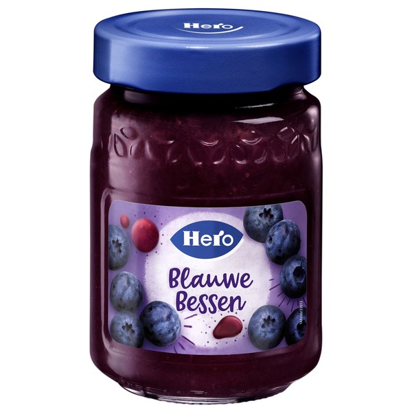 HERO blauwe bessen  jam 350 GR
