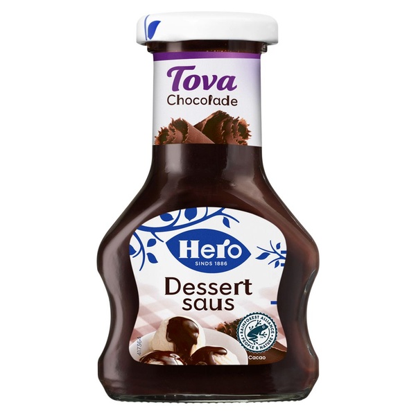 HERO tova chocolade dessertsaus 125 ML