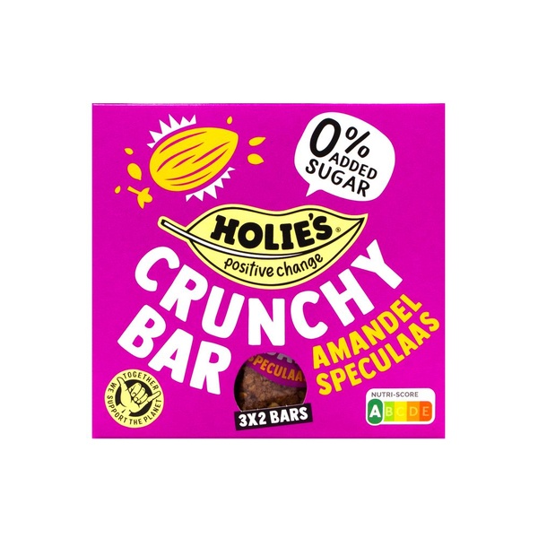 HOLIE crunchy bar amandel speculoos 3 ST