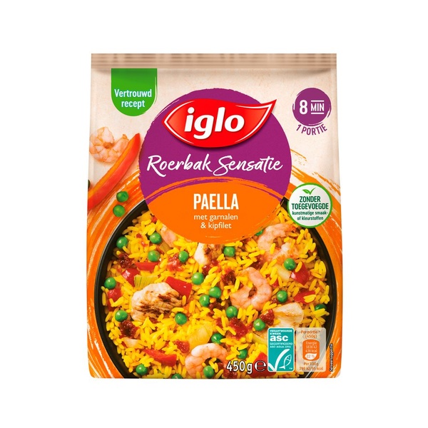 IGLO rbs spaanse    paella 450 GR