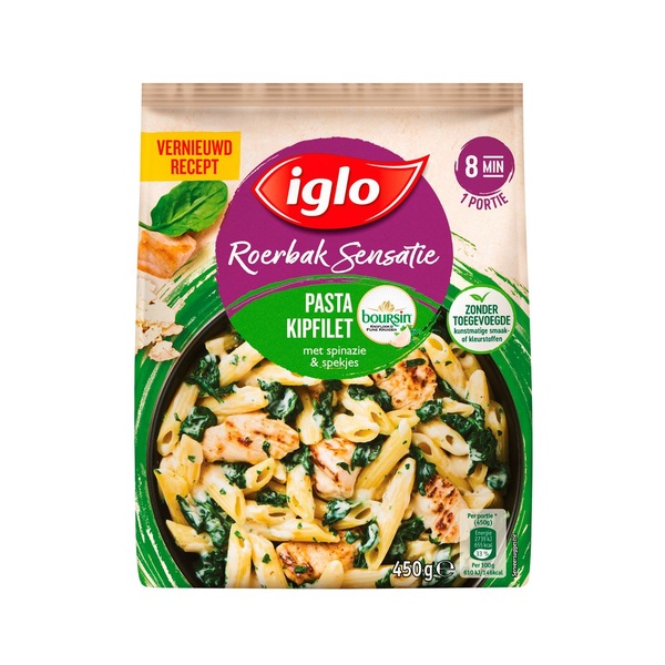 IGLO rbs kip pasta  boursin. 450 GR