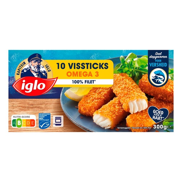 IGLO vissticks omega3. 300 GR