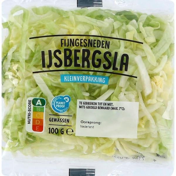 ijsbergsla fijn 100 GR
