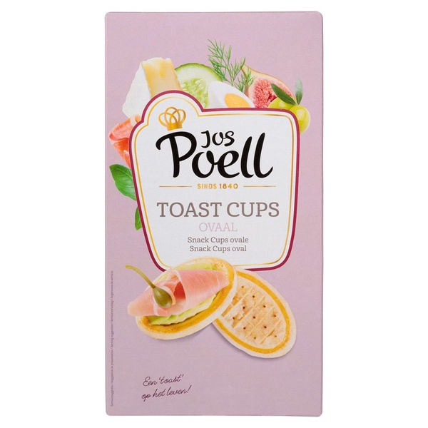 POELL toast cups ovaal 130 GR