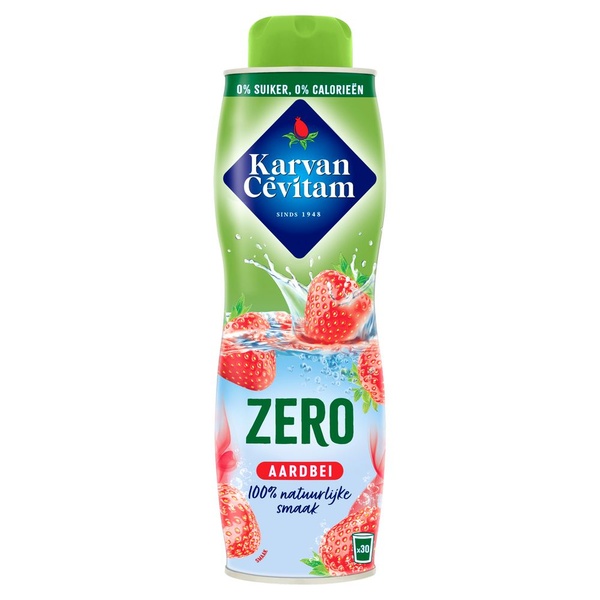 KARVAN siroop zero aardbei 600 ML