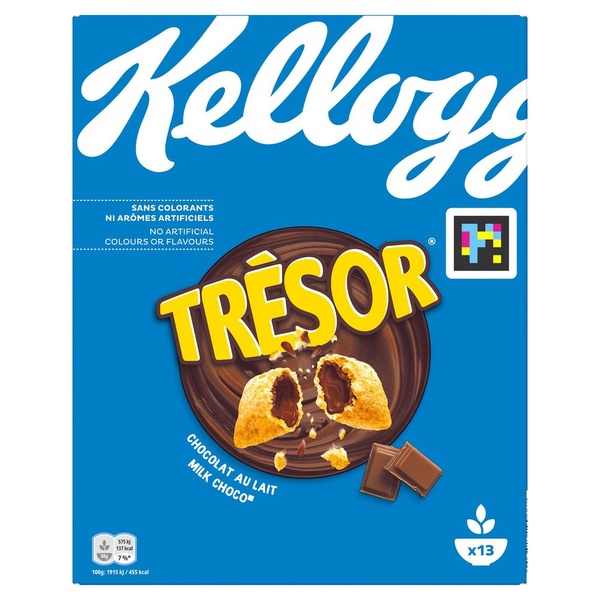 KELLOG tresor melk chocolade 410 GR