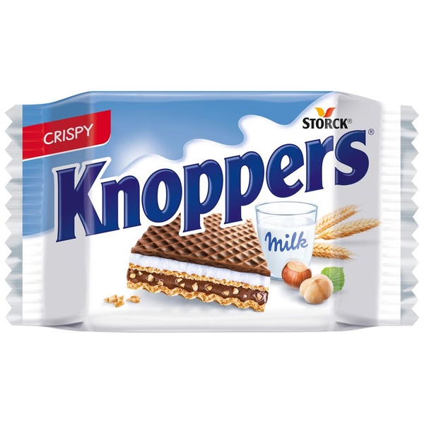 KNOPPERS wafel hazelnoot 5-pack 125 GR