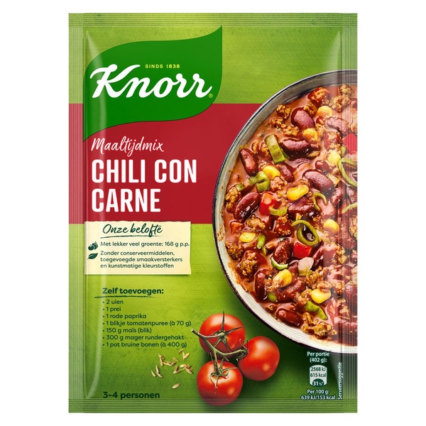 KNORR mix voor chili con carne 42 GR