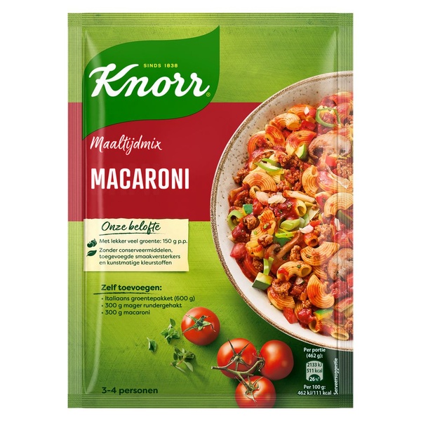 KNORR mix voor macaroni 61 GR