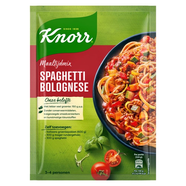 KNORR mix voor spaghetti 65 GR
