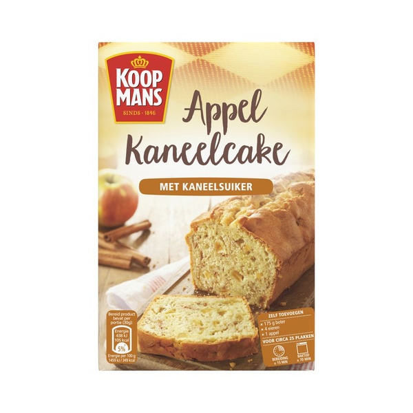 KOOPMA mix appelkaneel cake 400 GR