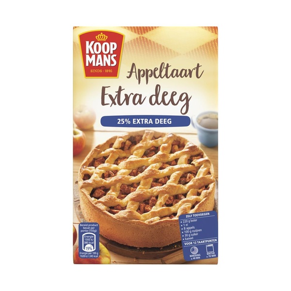 KOOPMA mix appeltaart extra deeg 550 GR