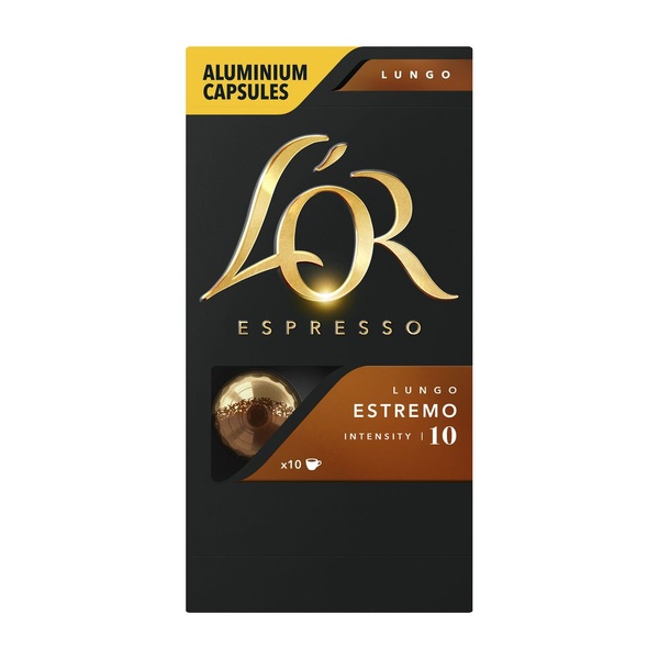 L'OR capsules lungo estremo 10 ST