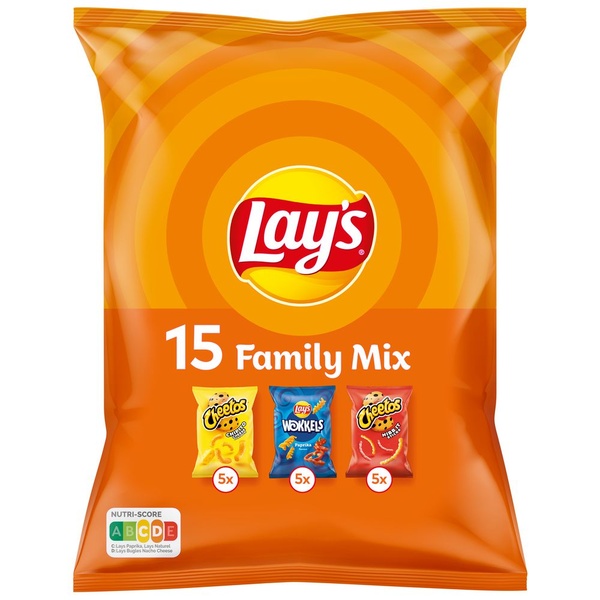 LAY'S uitdeelzak     family mix 15 ST