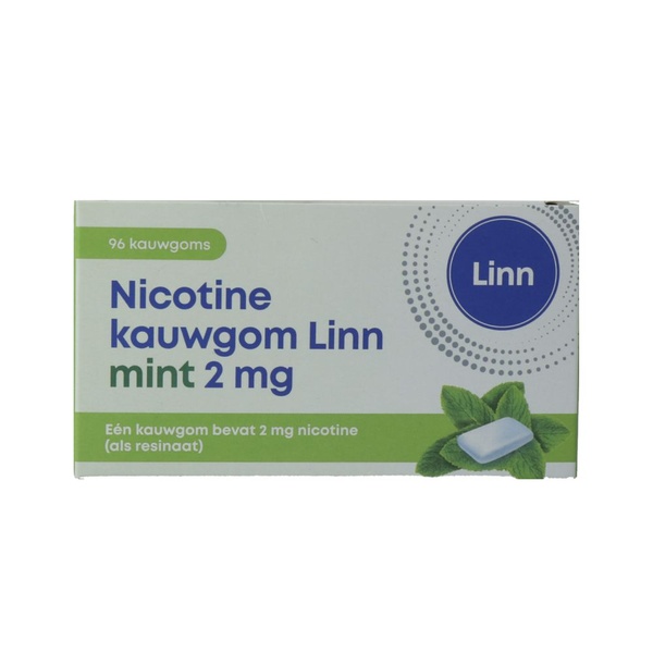 LINN AV nicotine    kauwgom mint 96 ST