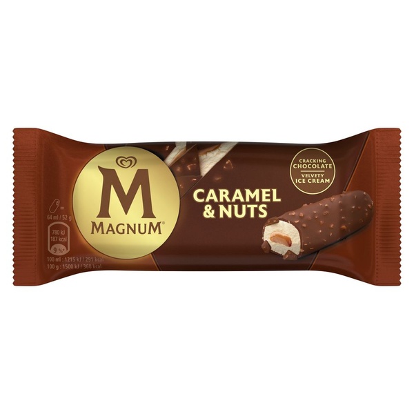 MAGNUM caramel & nuts bar los 64 ML