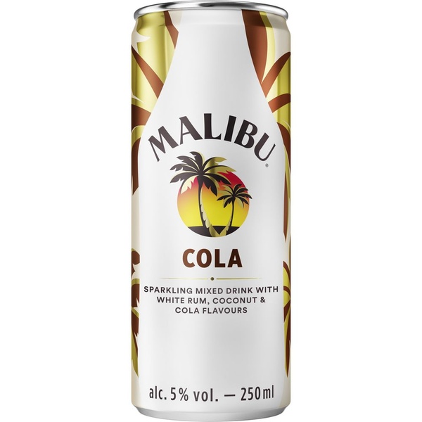 MALIBU rum cola 250 ML