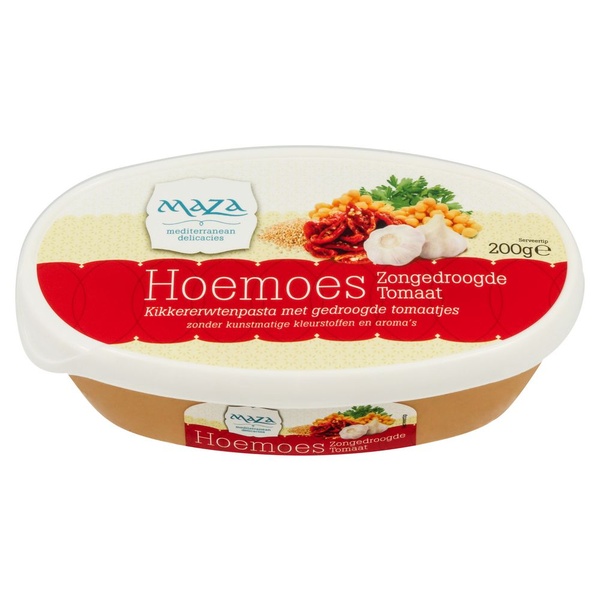 MAZA hoemoes tomaat. 200 GR