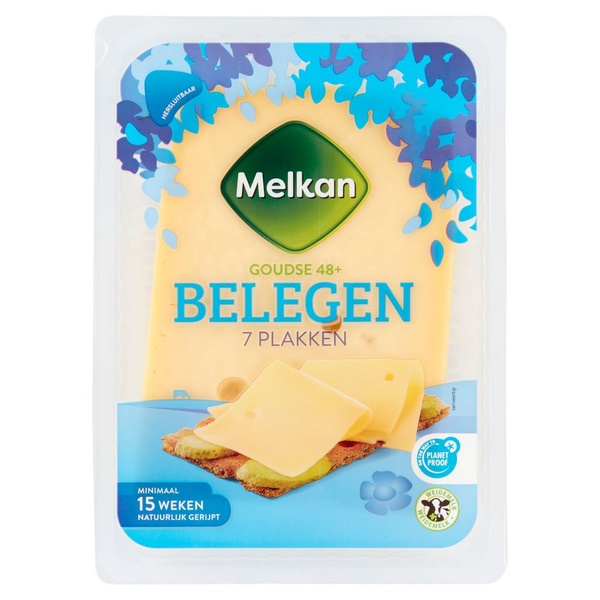 MELKAN gouda belegen 48+ plak 190 GR