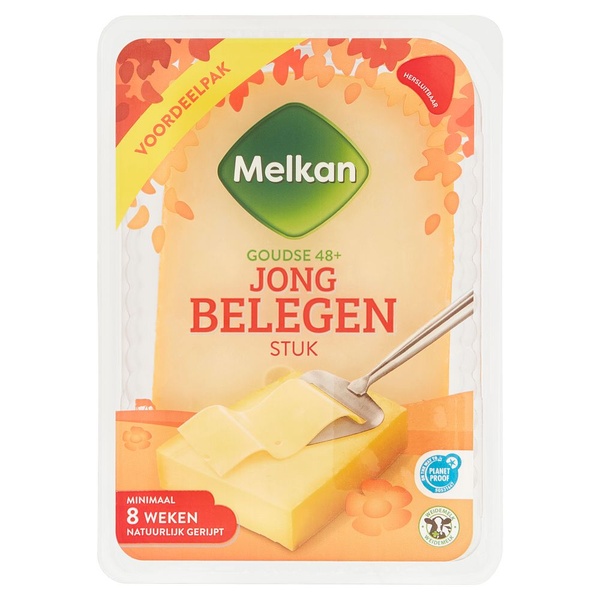 MELKAN gouda jong belegen 48+ 930 GR