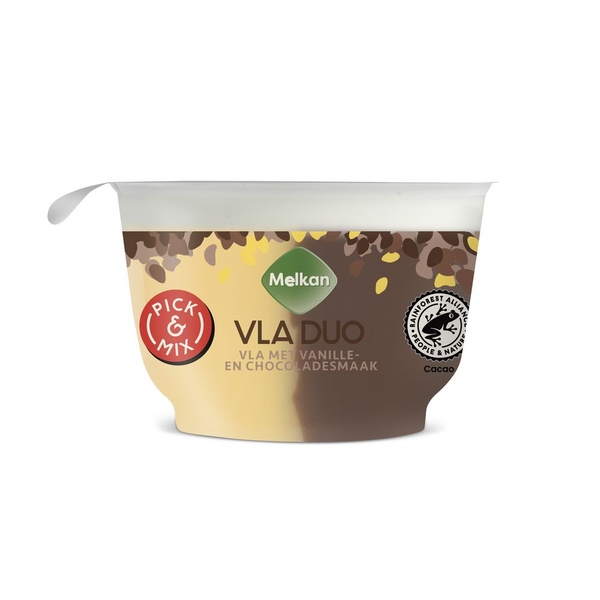 MELKAN vla duo vanille choco 150 GR