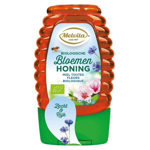 MELVITA biologische    bloemenhoning 250 GR