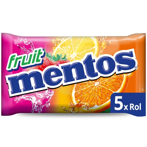 MENTOS fruit 5-pack 187.5 GR