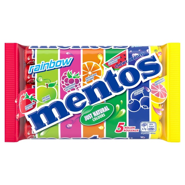 MENTOS rainbow 5-pack 187.5 GR
