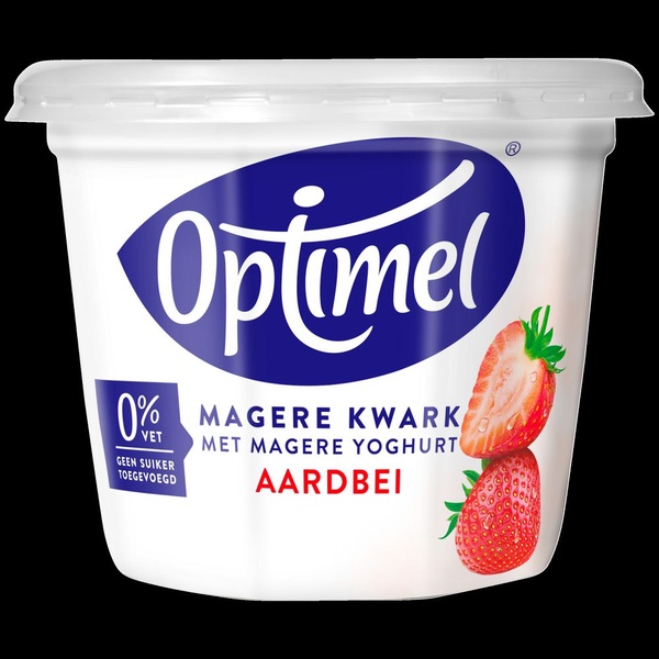 OPTIMEL kwark aardbei 500 GR