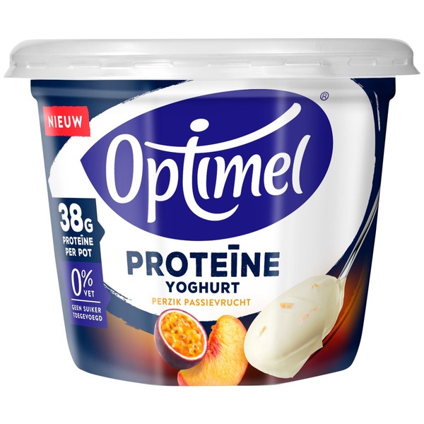 OPTIMEL yoghurt proteïne perzik passie 450 GR