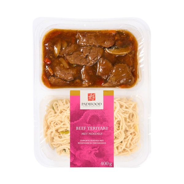PADIFOOD beef teriyaki met noedels 400 GR