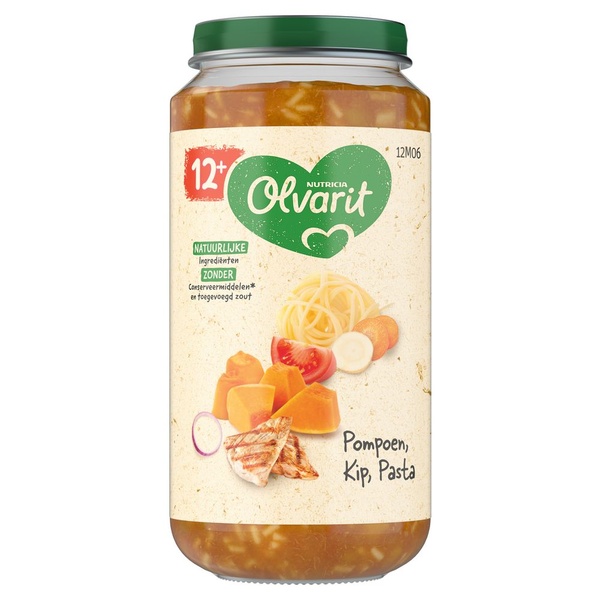 OLV 12m06 pompoen  kip pasta 250 GR