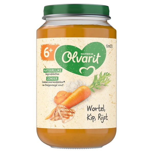 OLV 6m03 wortel kip rijst 200 GR