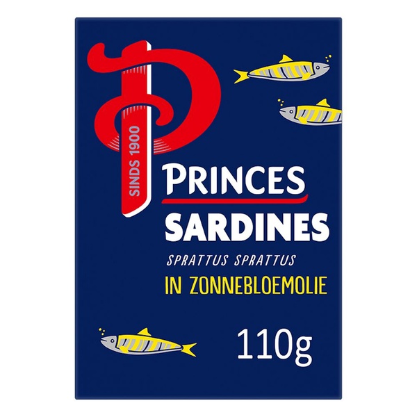 PRINCE sardines in olie 110 GR