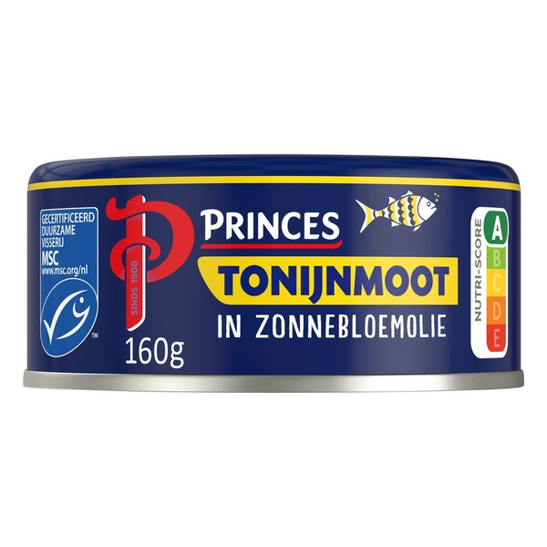 PRINCE tonijnmoot zonnebloemolie 160 GR
