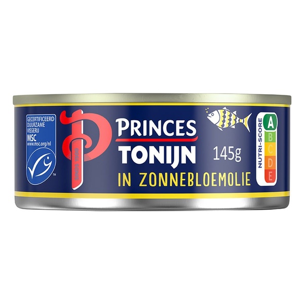 PRINCE tonijnstukken in zonnebloemolie 145 GR
