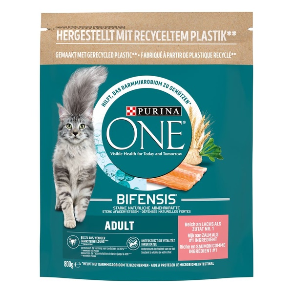 PURINA ADULT ZALM EN GRANEN 800 GR